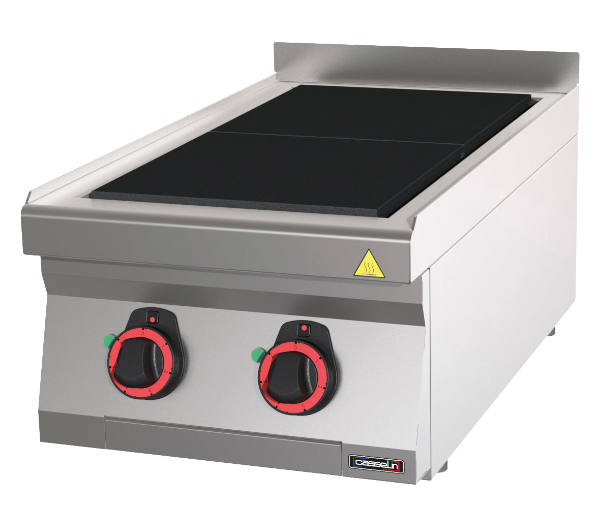 Electric table-top cooker 2 solid tops 40 - C7FOE2P40