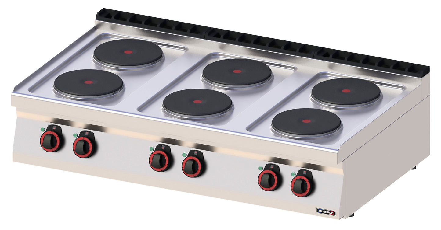 Electric table-top cooker 6 burners 120 - C7FOE6F120