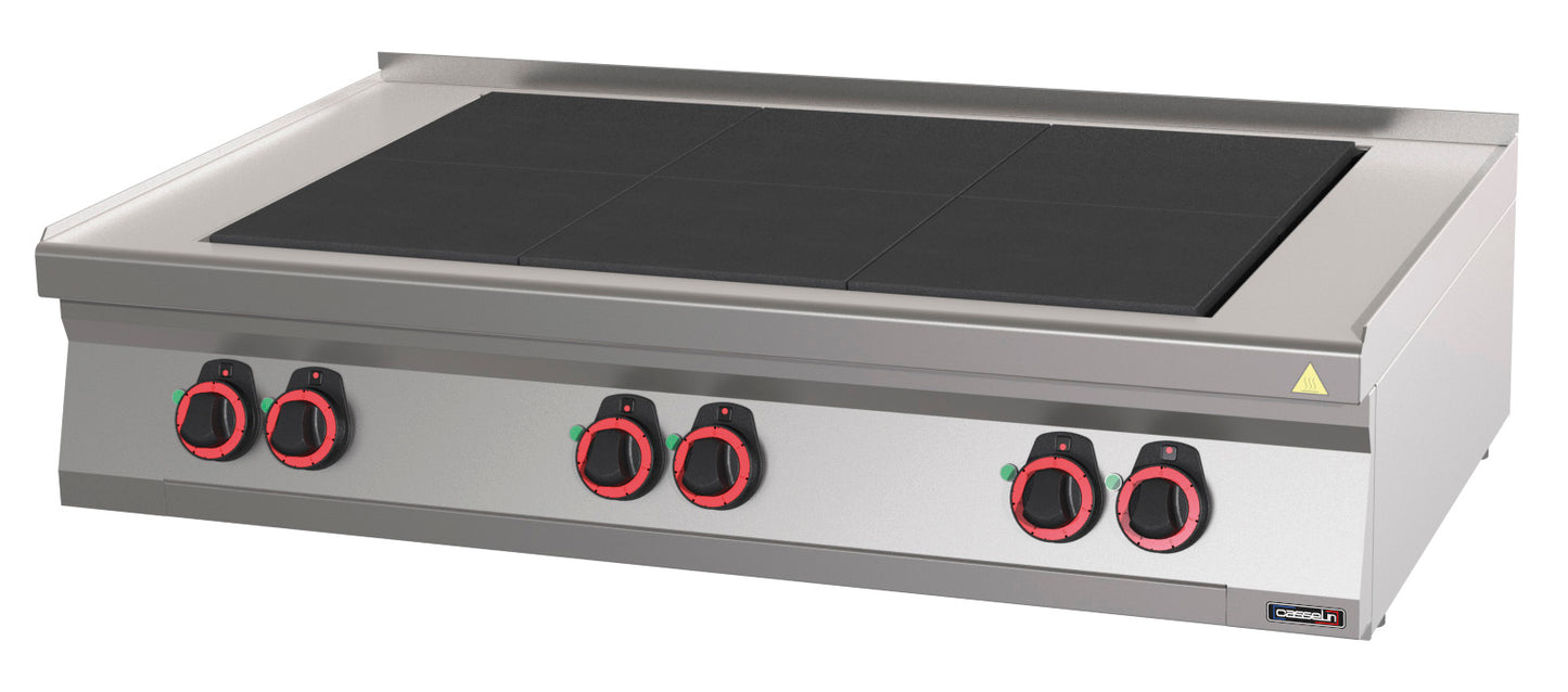 Electric table-top cooker 6 solid tops 120 - C7FOE6P120