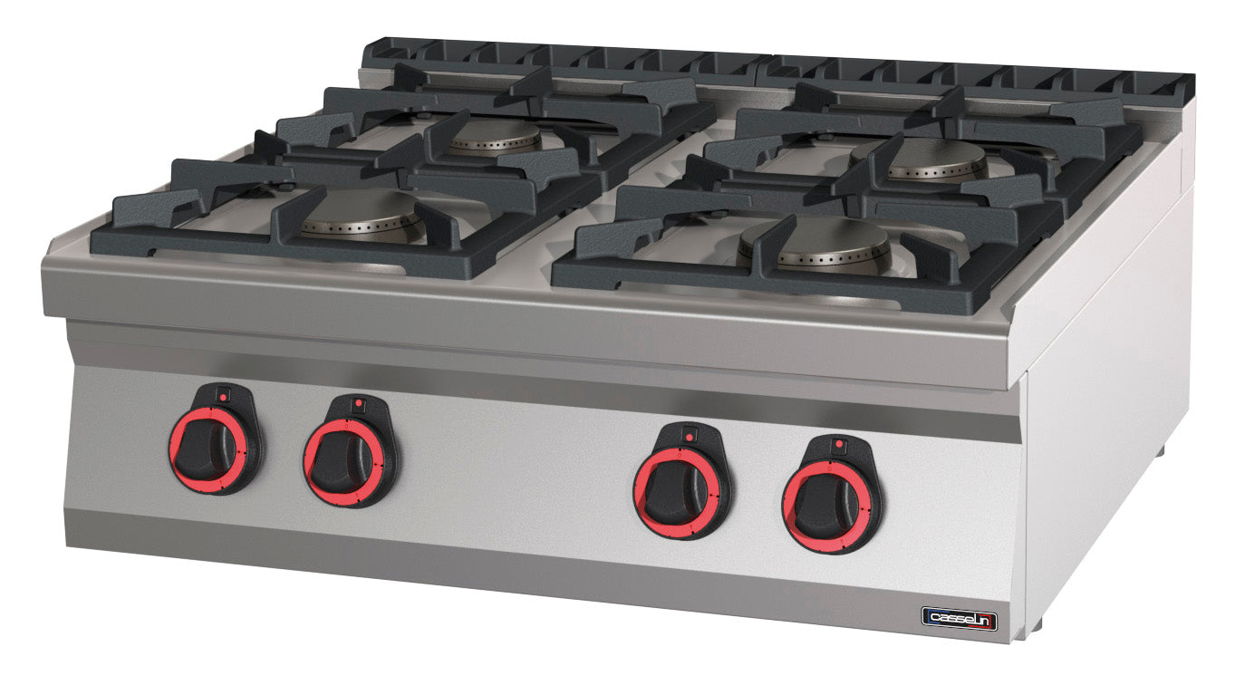 Gas table-top cooker 4 burners 80 - C7FOG4F80