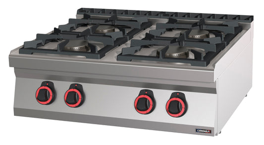 Gas table-top cooker 4 burners 80 - C7FOG4F80