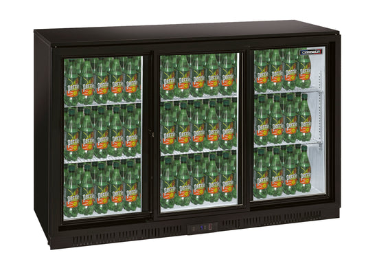 Back bar chiller 3 sliding doors - CAB3PC