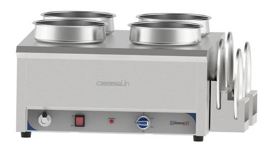 Bain-marie water heated for sauce 4 x 7.5 L - CBMES475