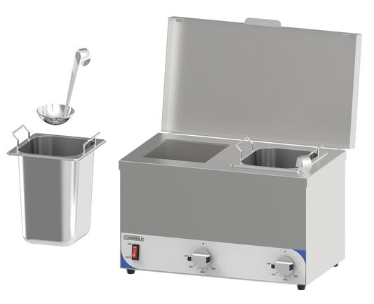 Bain-marie for sauce - Compact 2 tanks - CBMSC2H
