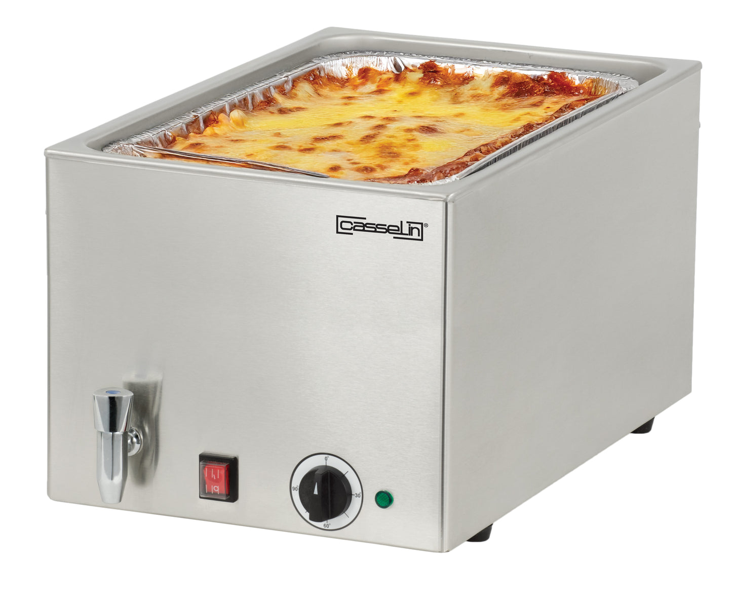 Bain-marie with drain tap GN 1/1 - 200 mm - CBMV1B200