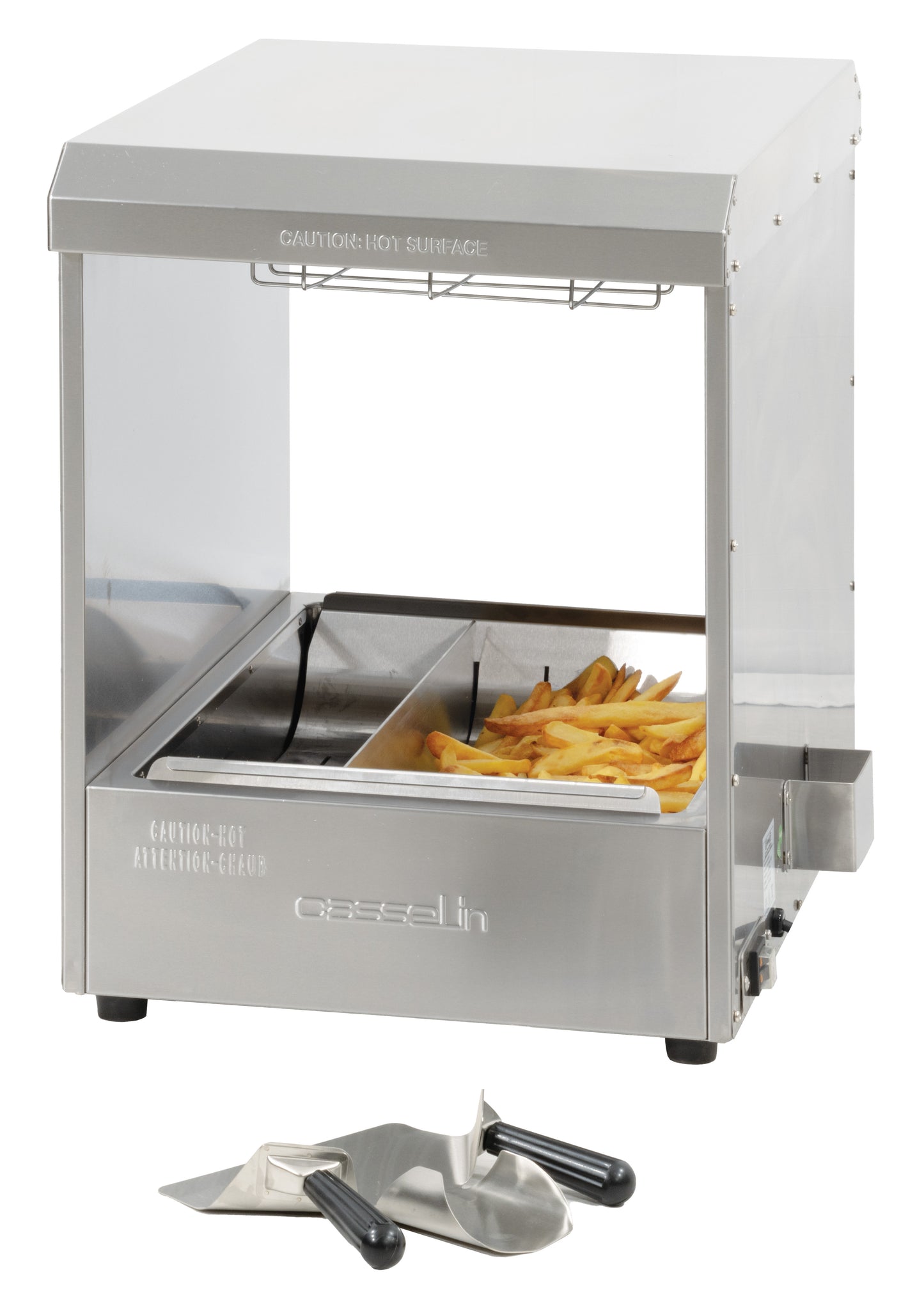 French fry warmer with quartz double heating pass-trough S - CCF9