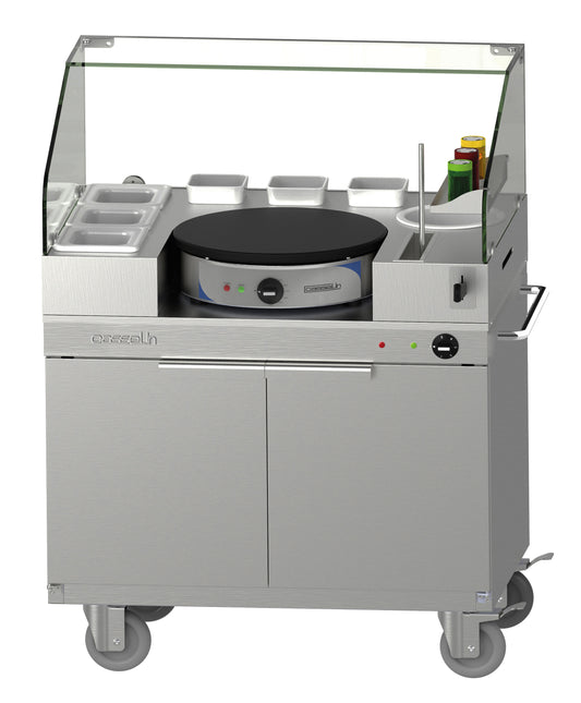 Electric crepe maker trolley 40 - removable - CCHCR40EA