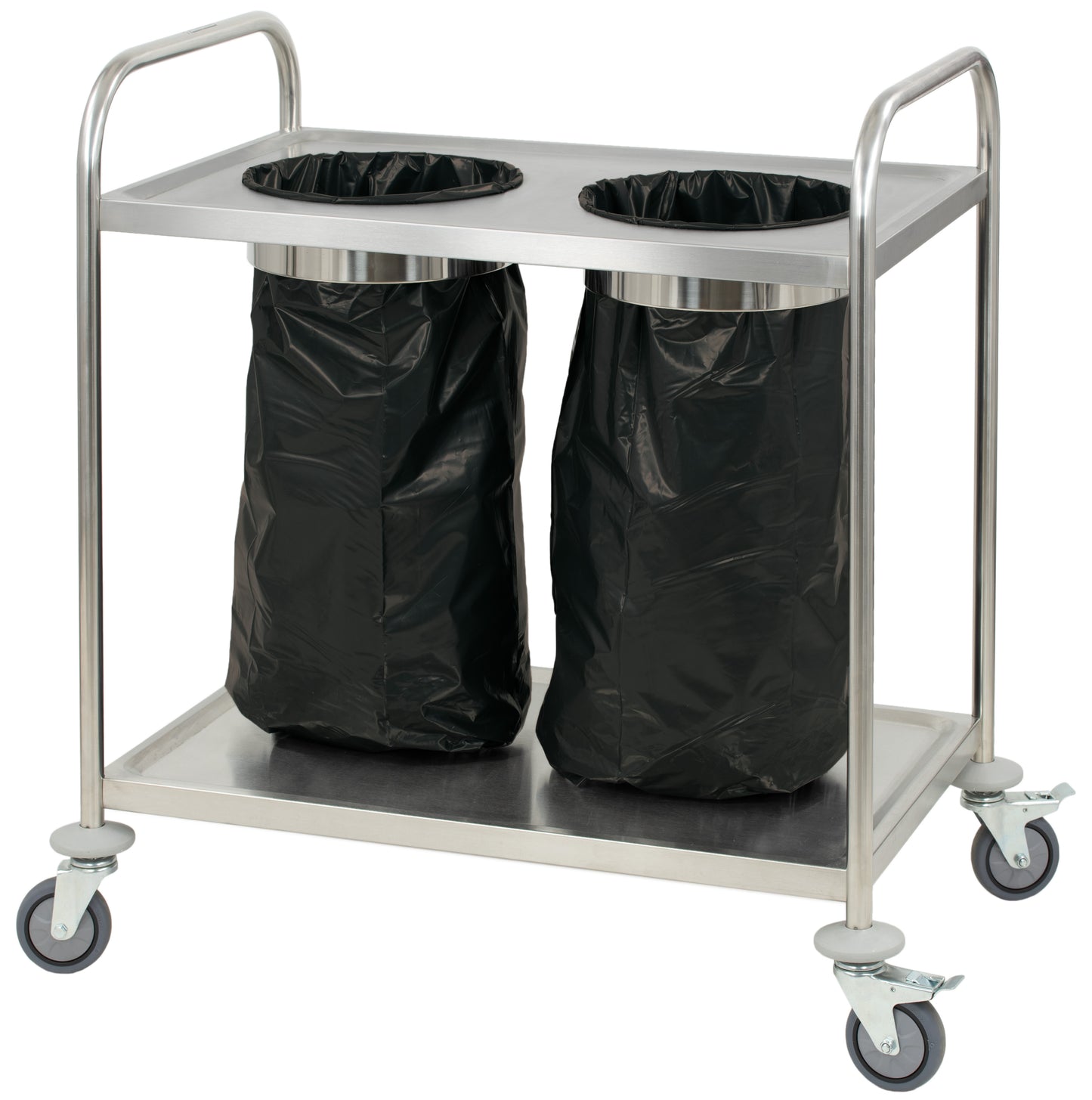 Garbage bag holder stainless steel trolley - CCIPP