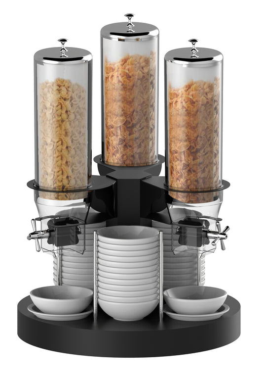 3-tube rotating cereal dispenser - CDCR3
