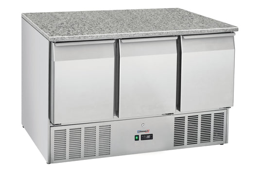 Refrigerated serving table 3 doors GN 1/1 Granit - CDR3PG