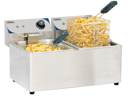 Electric deep fryer 2 x 8 liters - CFE82