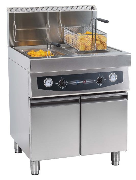 Gas deep fryer with cabinet 2 x 17 liters - CFG172S