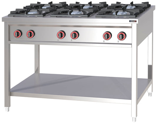 Gas stove with 6 burners - CFOG6