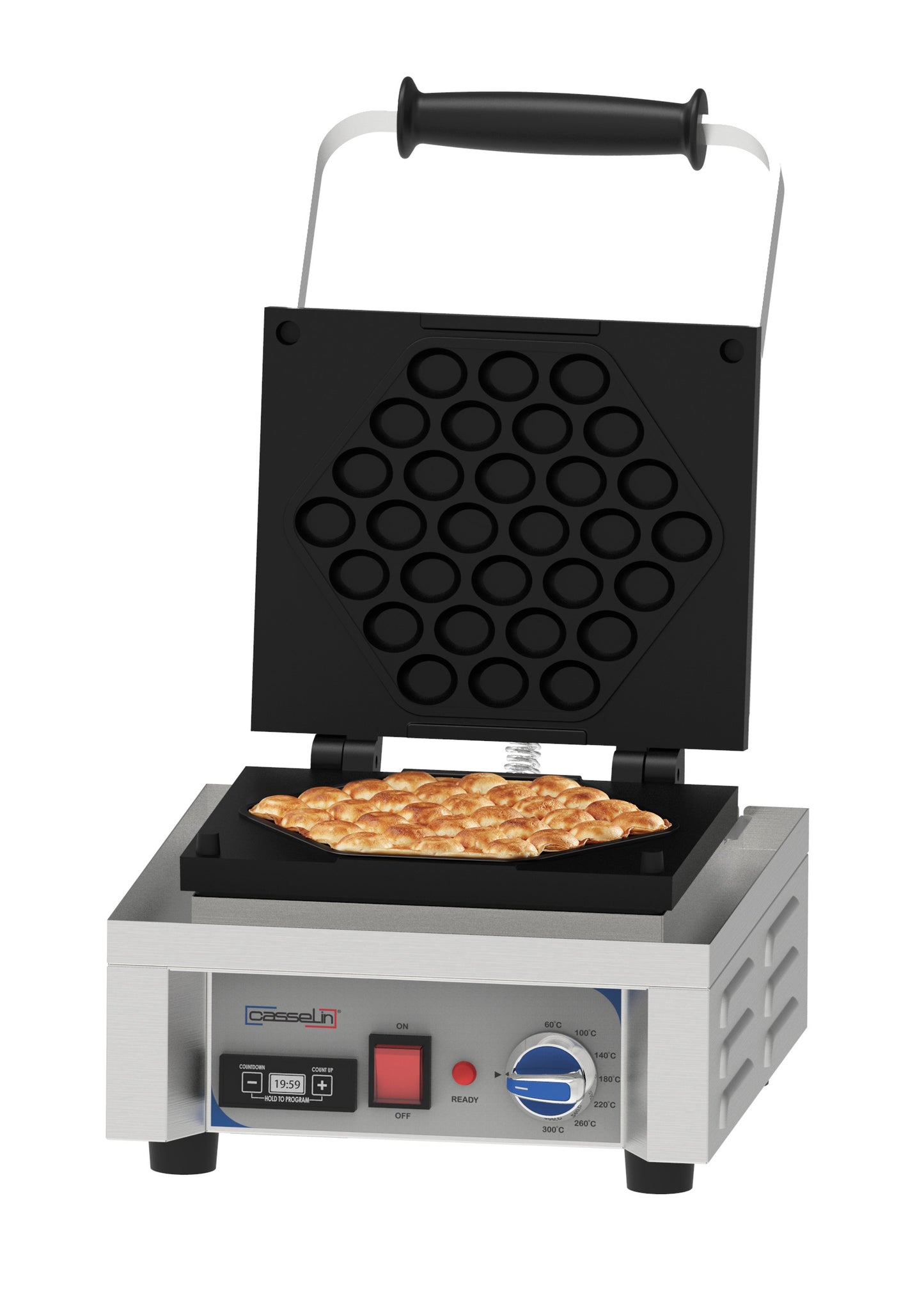 Professional Bubble waffle maker 90° opening - CG90SB