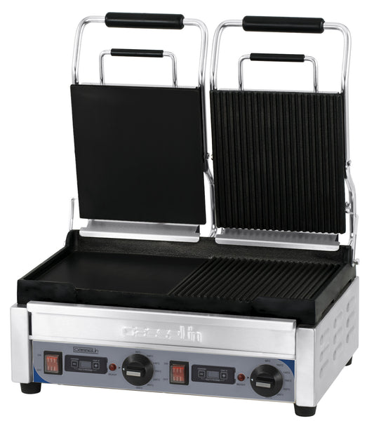 Double contact grill Premium mixed with timer - CGP2HRBLPT