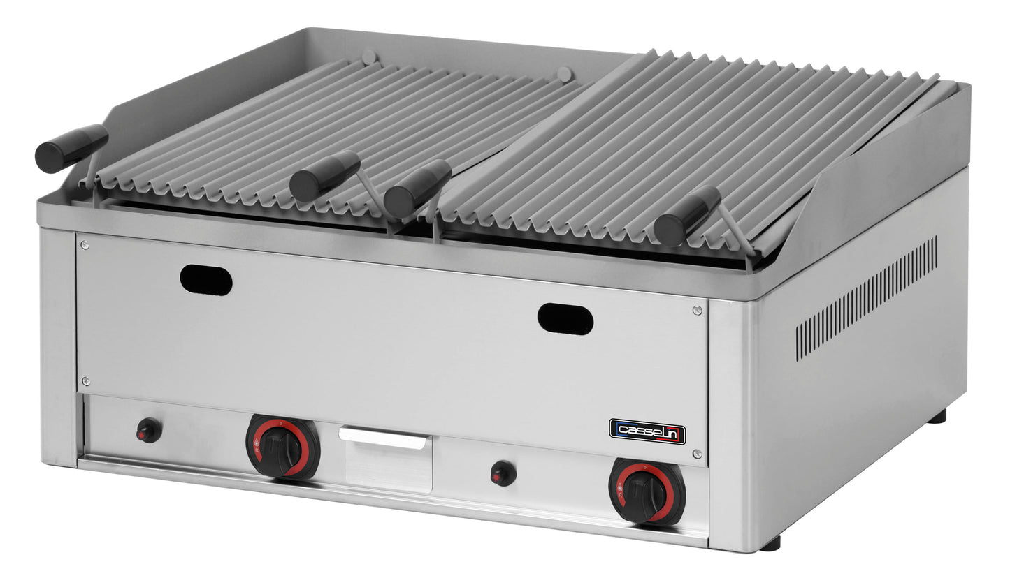 Lava stone grill double - CGPLD