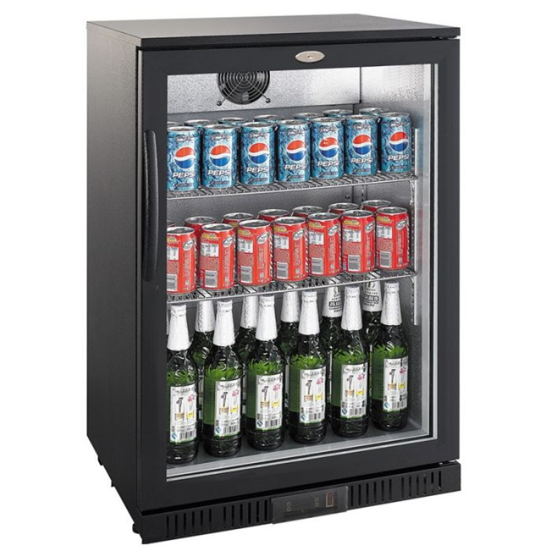 BACKBAR COOLER BLACK 1 DOOR SKU 7527.0005 All Stop Trading