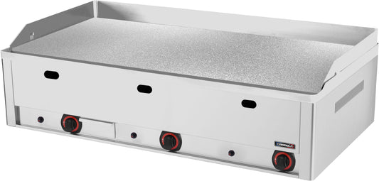 Gas textured griddle plate - chrome 90 - CPASC90GB