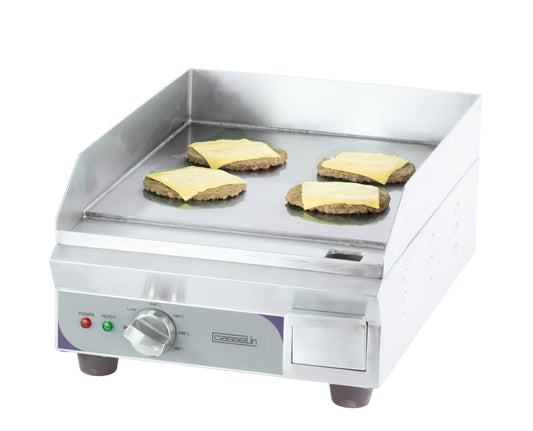 Electric griddle smooth plate compact Premium - CPASPMIP