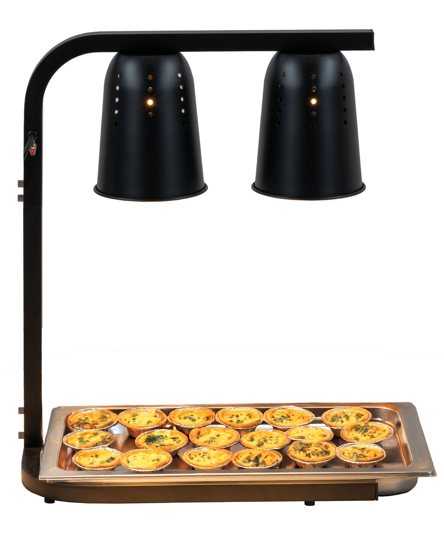 Pont chauffant 2 lampes infrarouges noir - CPC2LN
