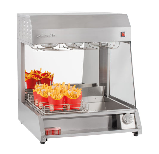 Fry holding station with infrared lamp table top - CPDSAPI