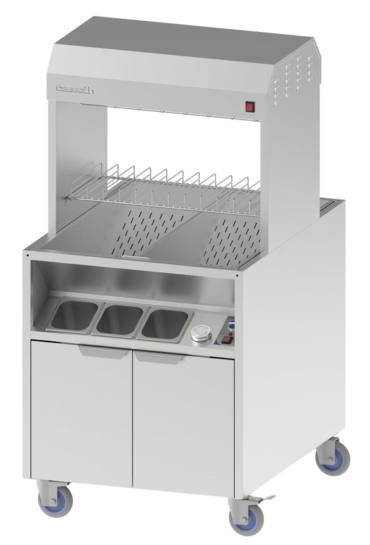 Fry holding station double heating pass-through 800 - CPDSDCT800