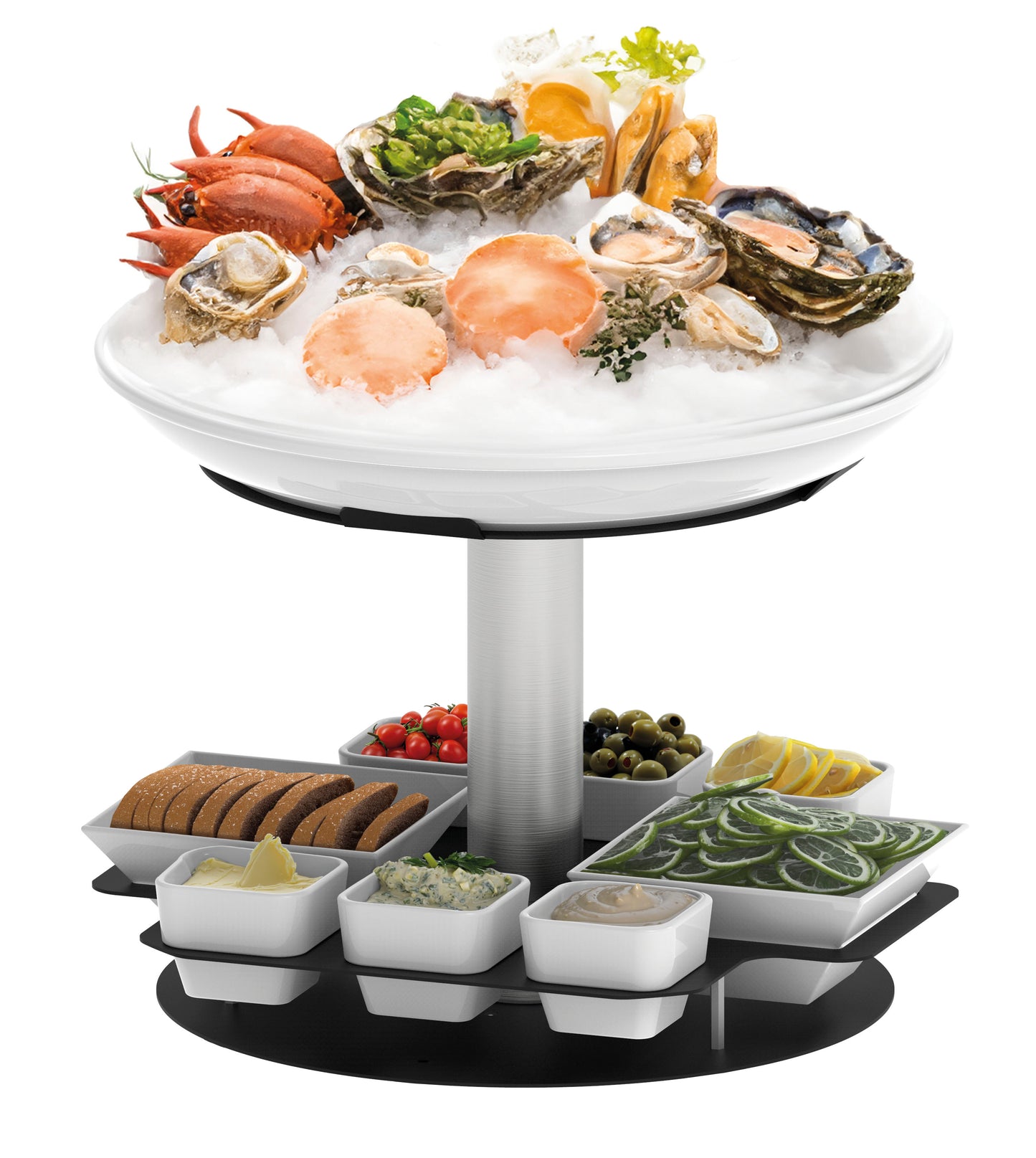 Rotating seafood display 3 Fuly - CPFR3F