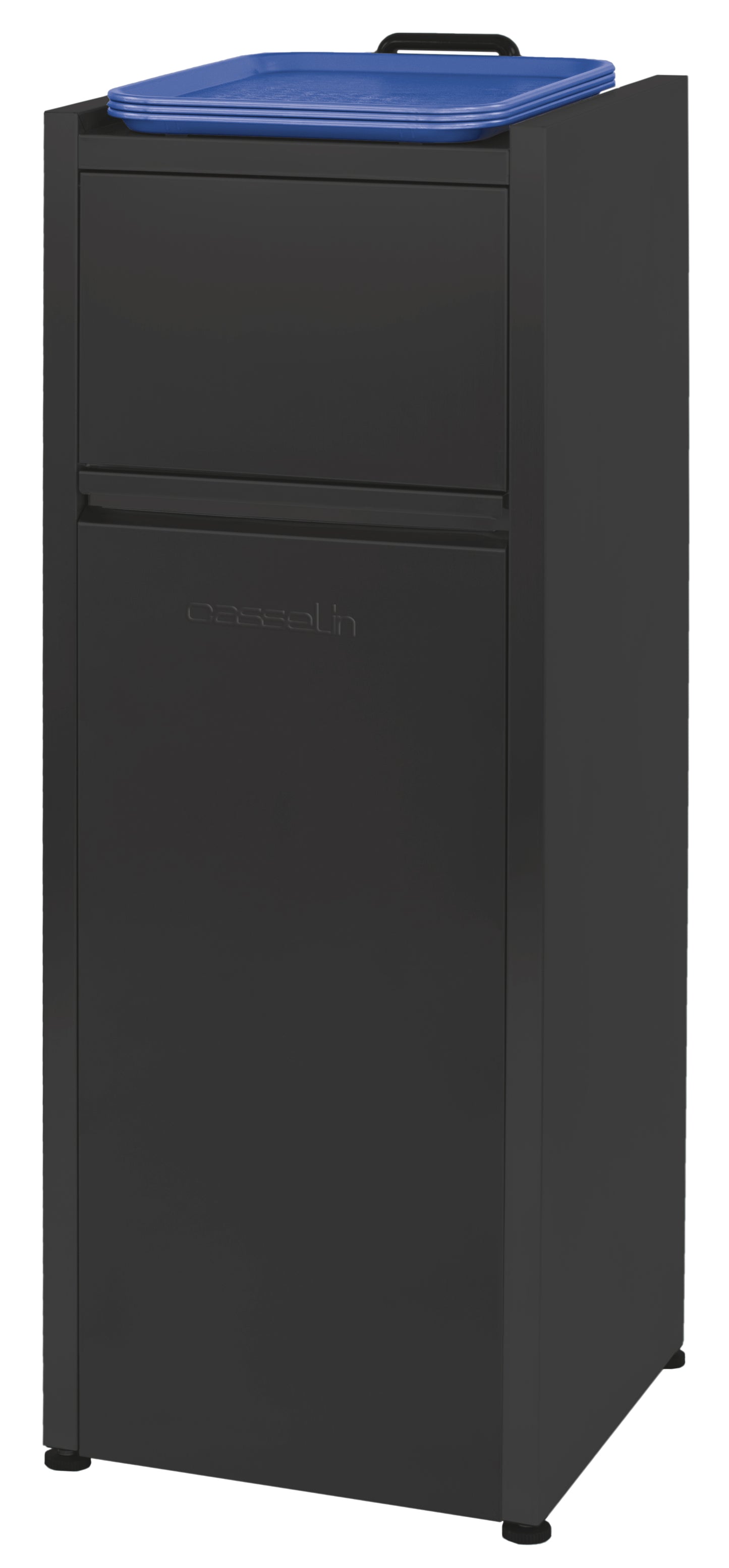 Fast food trash can black - CPSN