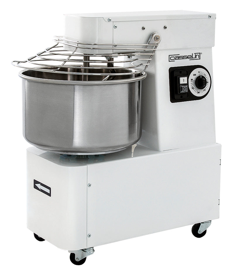 Spiral mixer with fixed head and bowl 17 kg - CPSTCF17