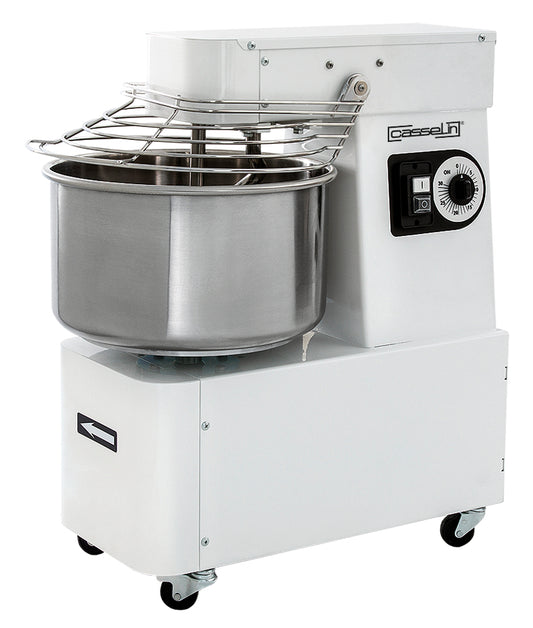 Spiral mixer with fixed head and bowl 17 kg - CPSTCF17