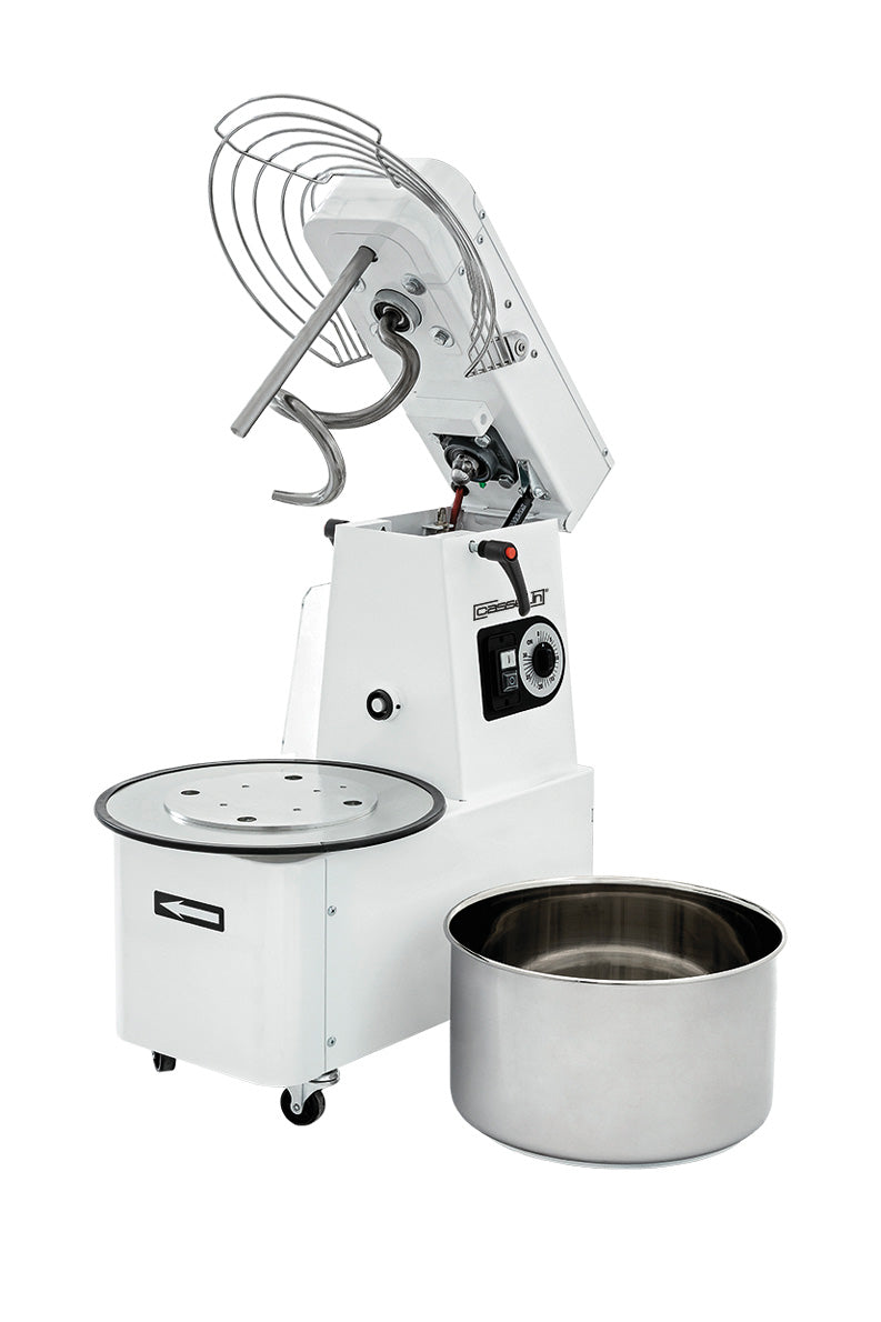 Spiral mixer with liftable head and removable bowl 25 kg - CPSTRCA25