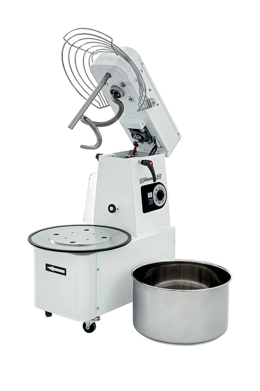 Spiral mixer with liftable head and removable bowl 35 kg - CPSTRCA35
