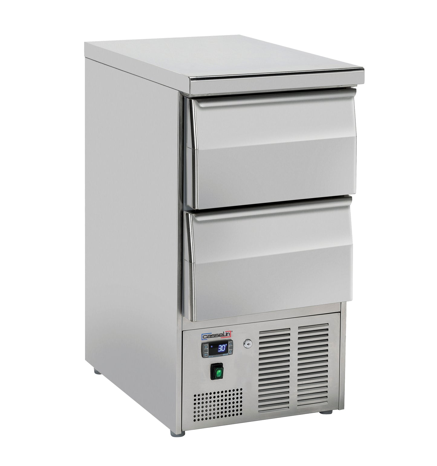 Saladette - Refrigerated serving table 2 drawers GN 1/1 - CSA2T