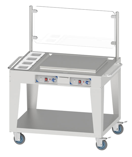 Mobile stand griddle plate - CSAPAS