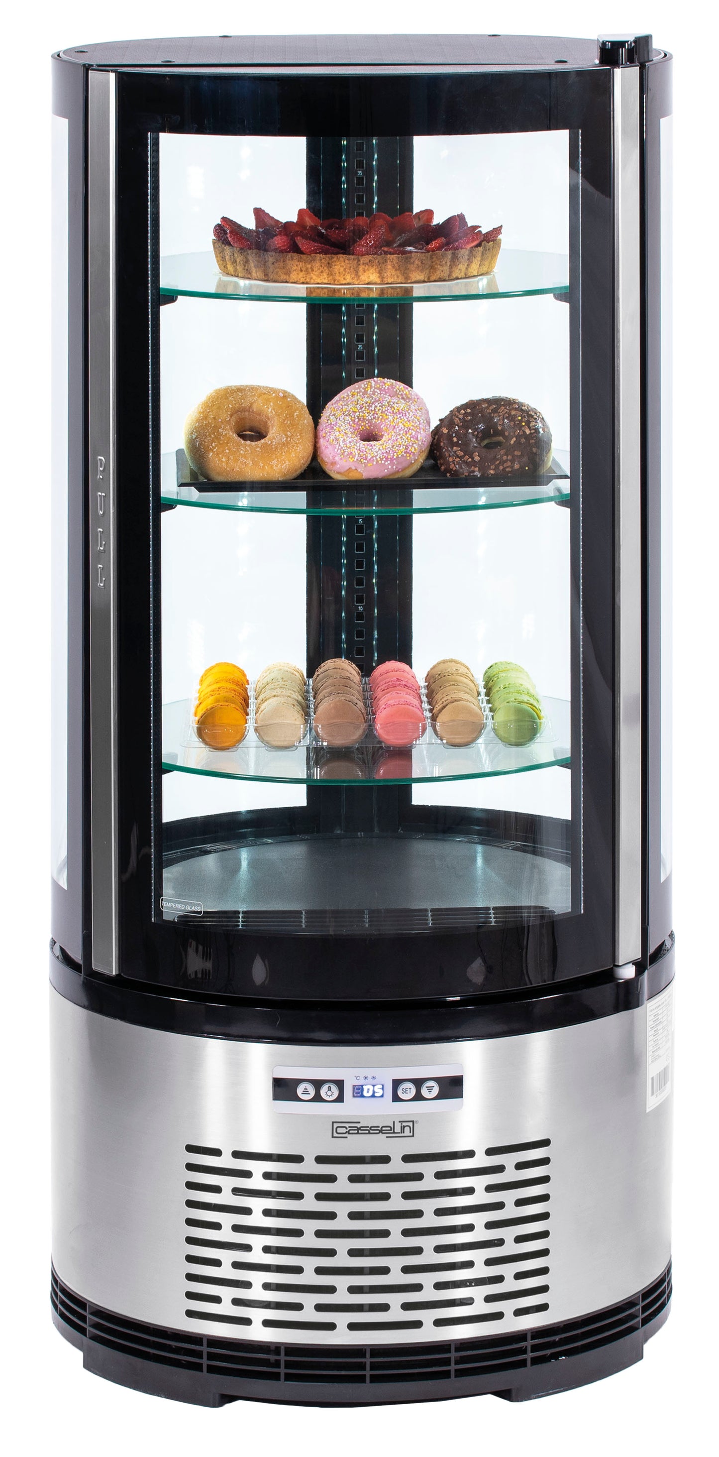 Round refrigerated display case 100 L - CVRR100L