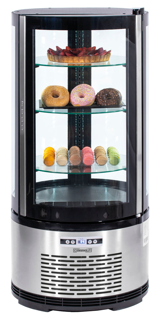 Round refrigerated display case 100 L - CVRR100L
