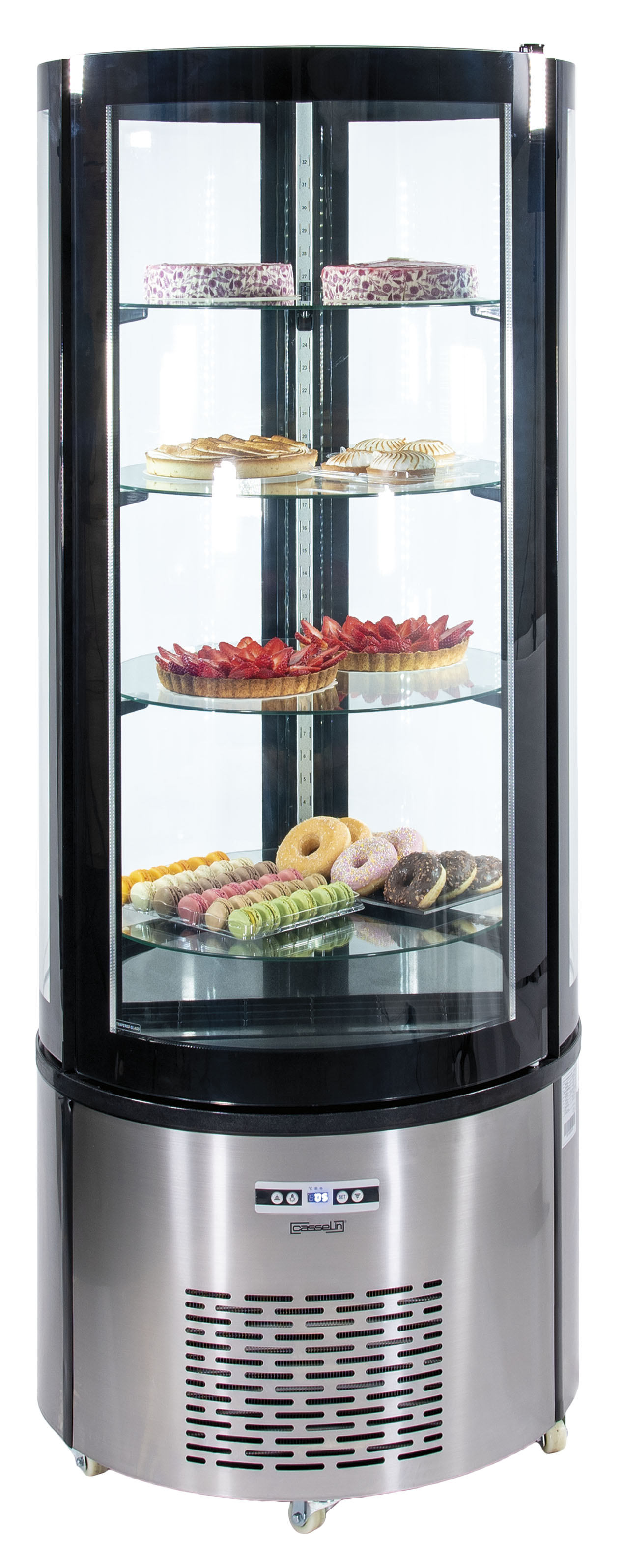 Round refrigerated display case 360 L - CVRR360L