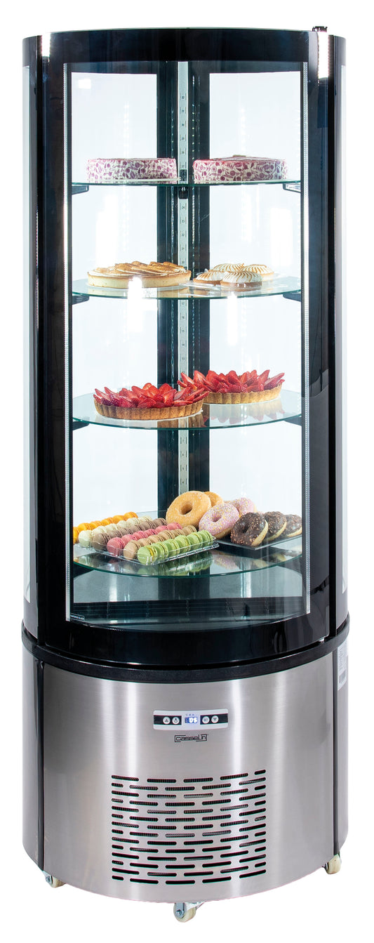 Round refrigerated display case 360 L - CVRR360L