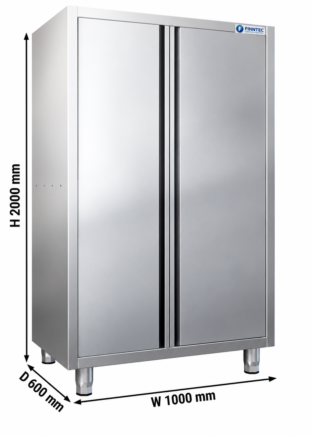 Commercial Crockery Cabinet PREMIUM - 2 Double Doors