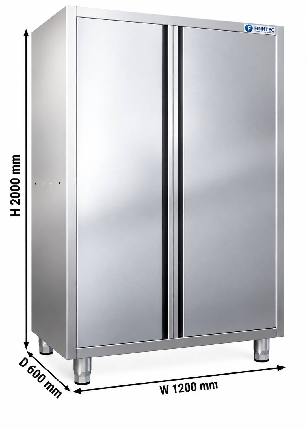Commercial Crockery Cabinet PREMIUM - 2 Double Doors