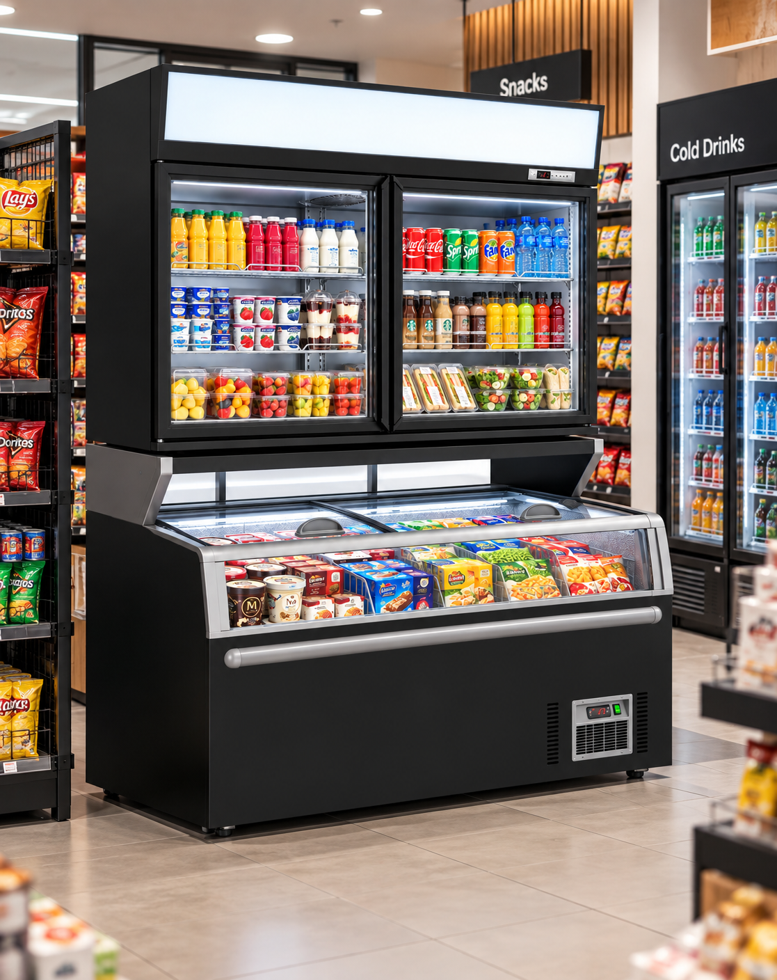 Wall Mounted Freezer 2 Door