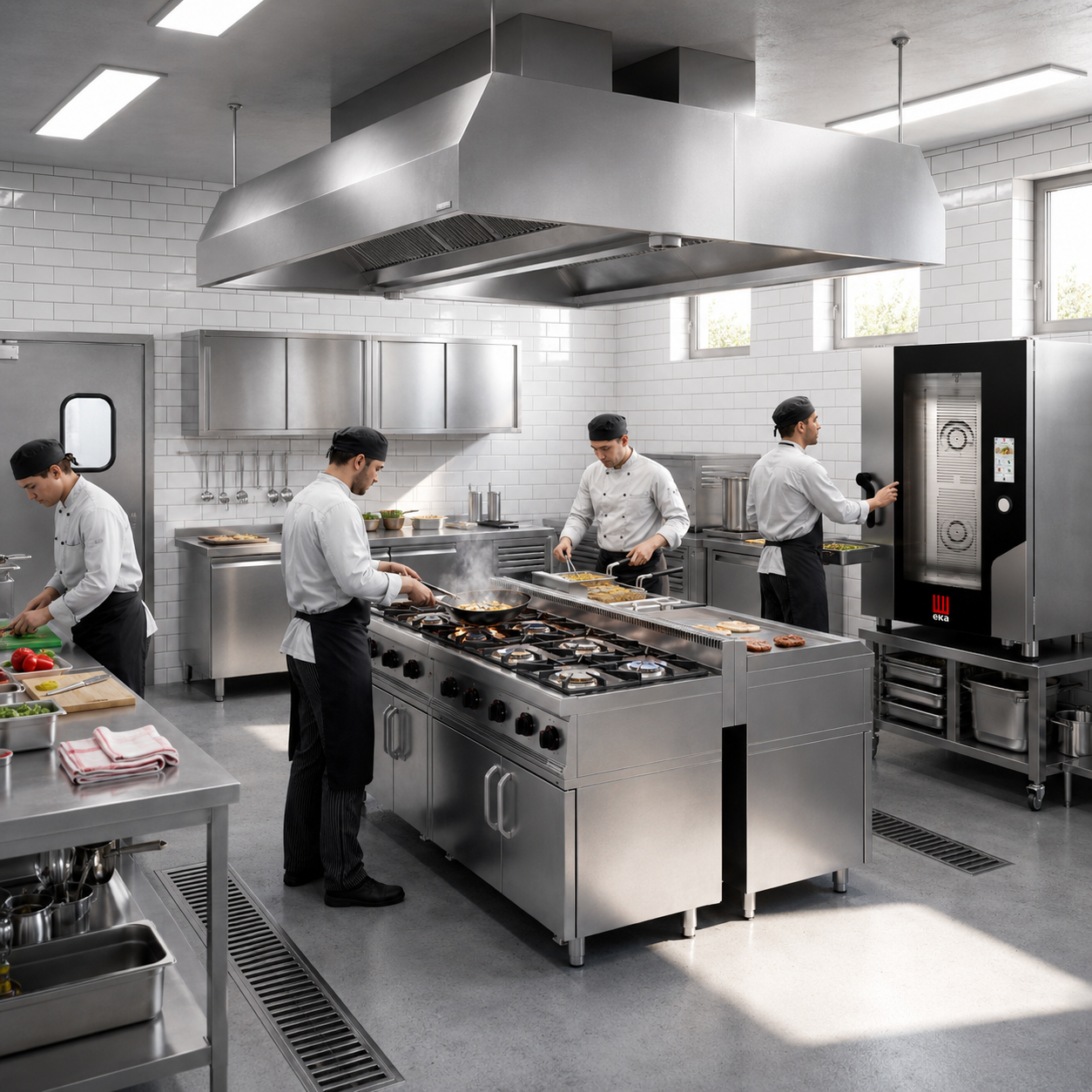 EKA - MKF 1111 TS - Electric combi oven 11 trays 1/1 GN with TOUCH SCREEN