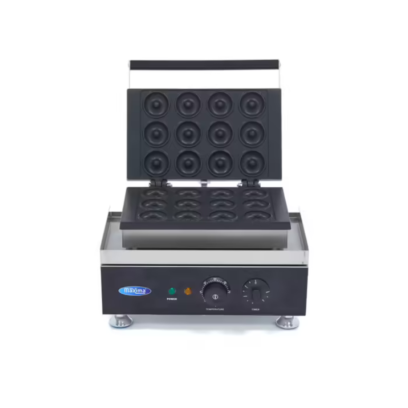 Donut Maker - 12 Mini Donuts - Ø5cm - with Built-in Timer All Stop Trading