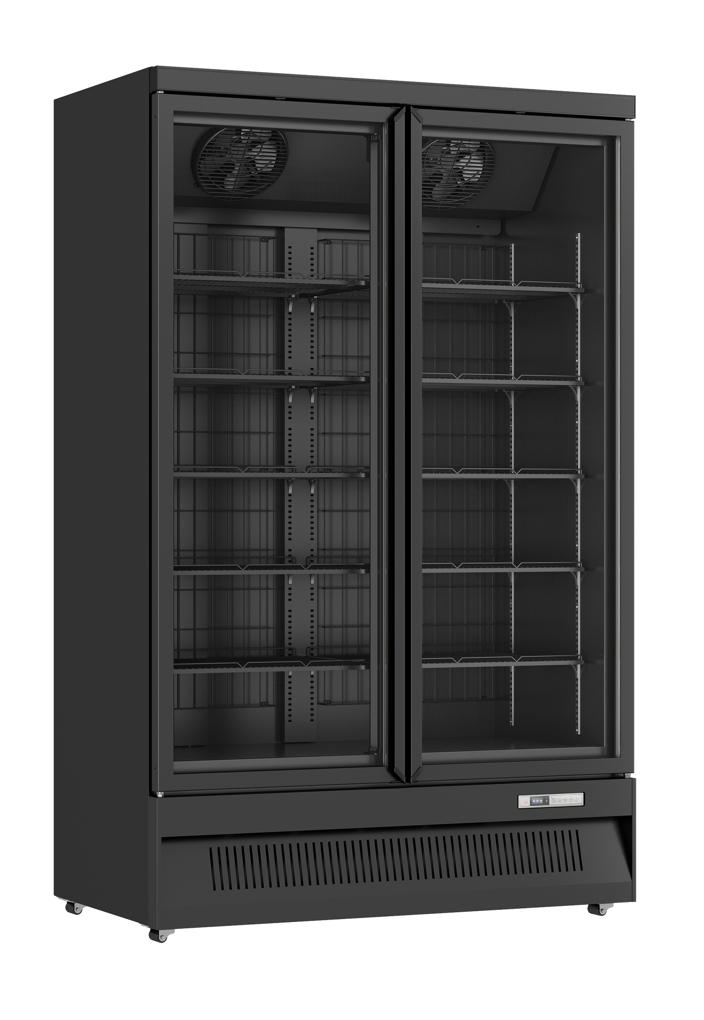 Double Glass Door Upright Display Freezer SKU AHE1253F