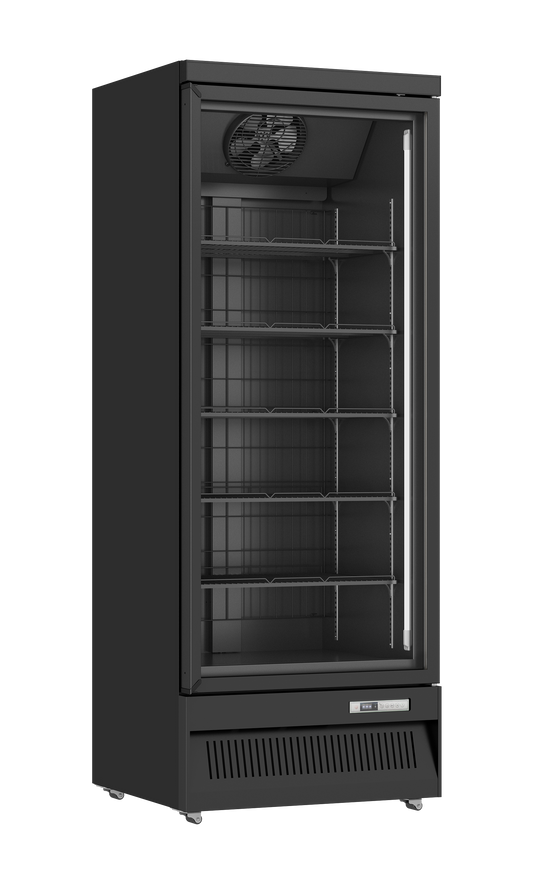 Single Glass Door Upright Display Freezer SKU AHE750F