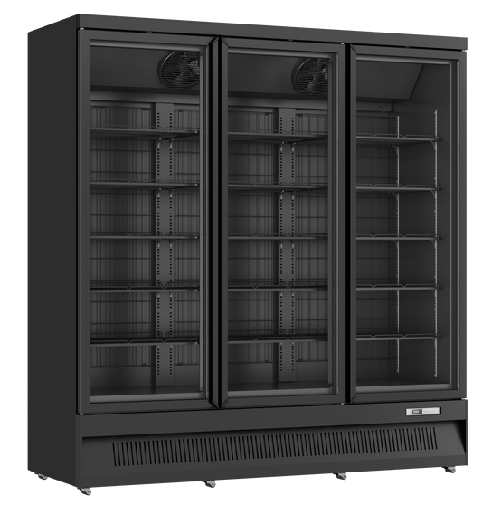 Three Glass Door Upright Display Freezer SKU AHE1880F