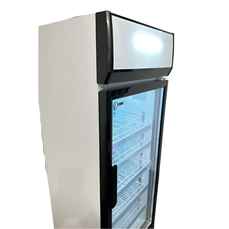 finntec-328ltr-upright-display-fridge-FTE-LC348AF