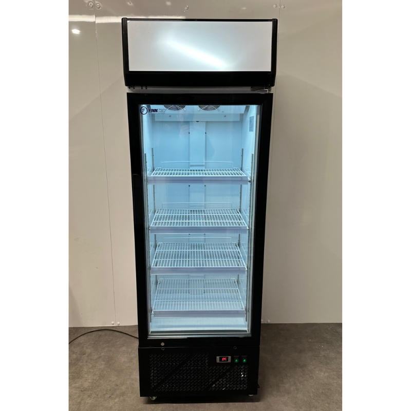 Finntec 328Ltr upright display freezer