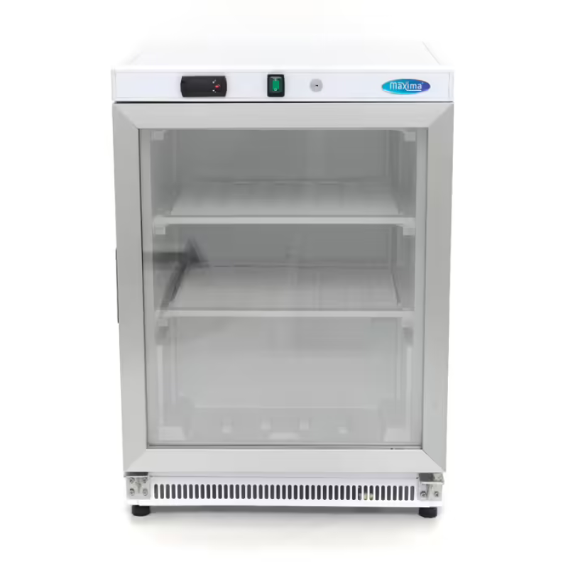 Freezer - 200L - White - with Glass Door All Stop Trading
