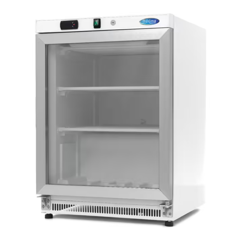 Freezer - 200L - White - with Glass Door All Stop Trading